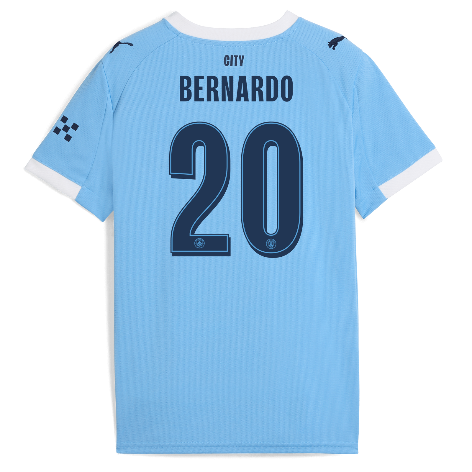 マンチェスター・シティ BERNARDO 20番 シャツ Kids' Manchester City Home Jersey 2025/26 With BERNARDO 20