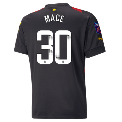 Camiseta 2ª Equipación Manchester City 2022/23 con estampado de MACE 30