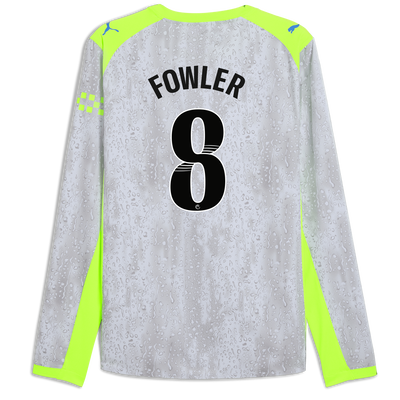 マンチェスター・シティ 2025/26 サード オーセンティック 長袖ユニフォーム（FOWLER 8 Printing入り）
