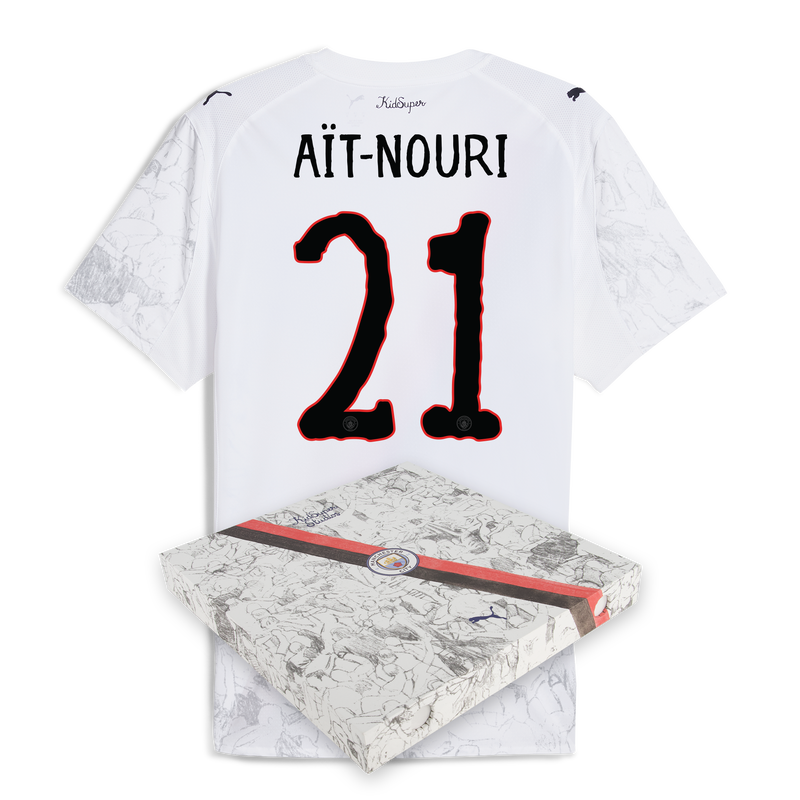 MENS AUTHENTIC KidSuper SHIRT SS-AÏT-NOURI #21-PN-KS-WC - 