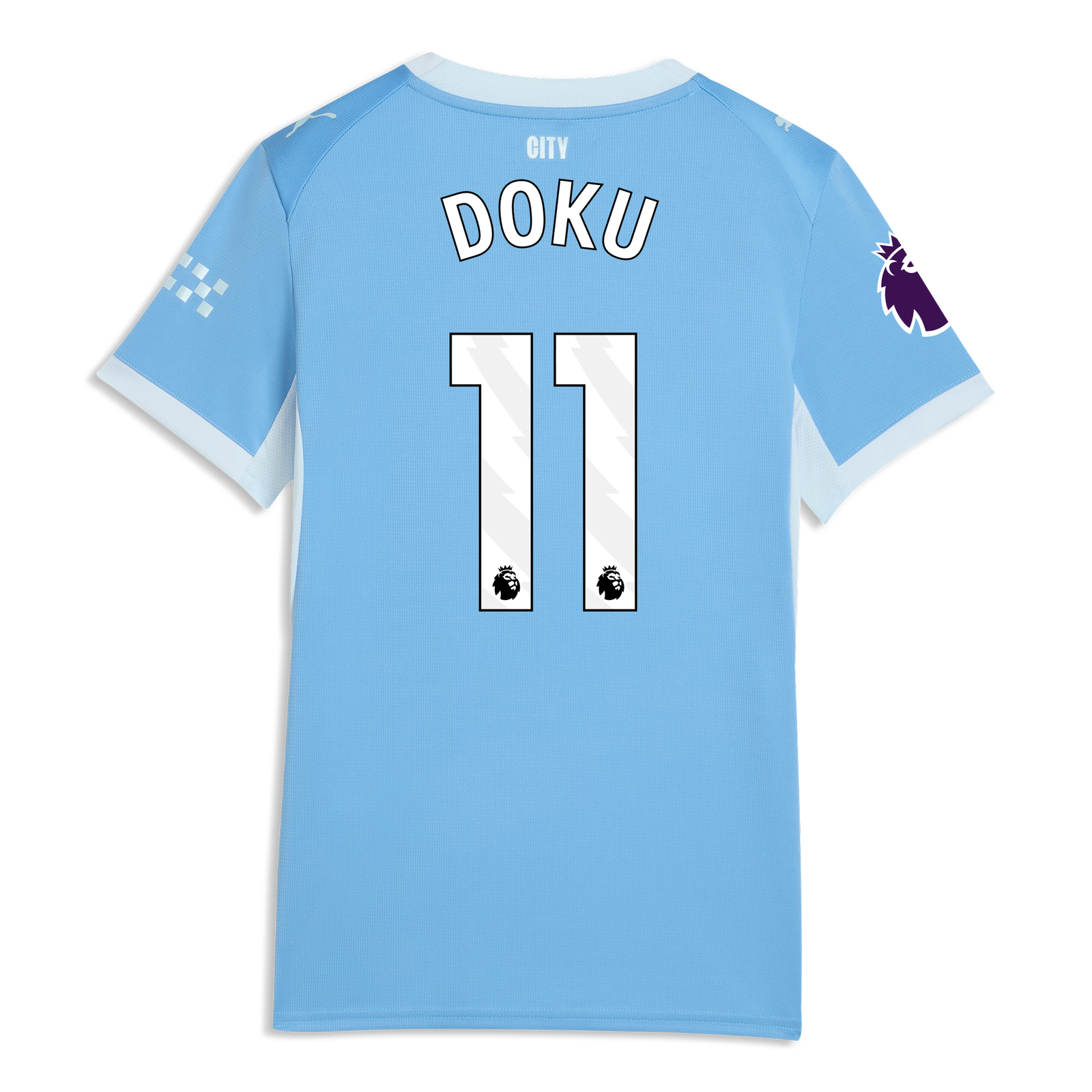 じ*ん様 Manchester City ユニフォーム　25-26 authen Women's Manchester City Home Jersey 2026/27 With DOKU 11 Printing