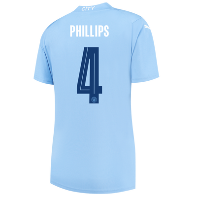 Women's Manchester City Home Jersey 2023/24 with PHILLIPS 4 printing