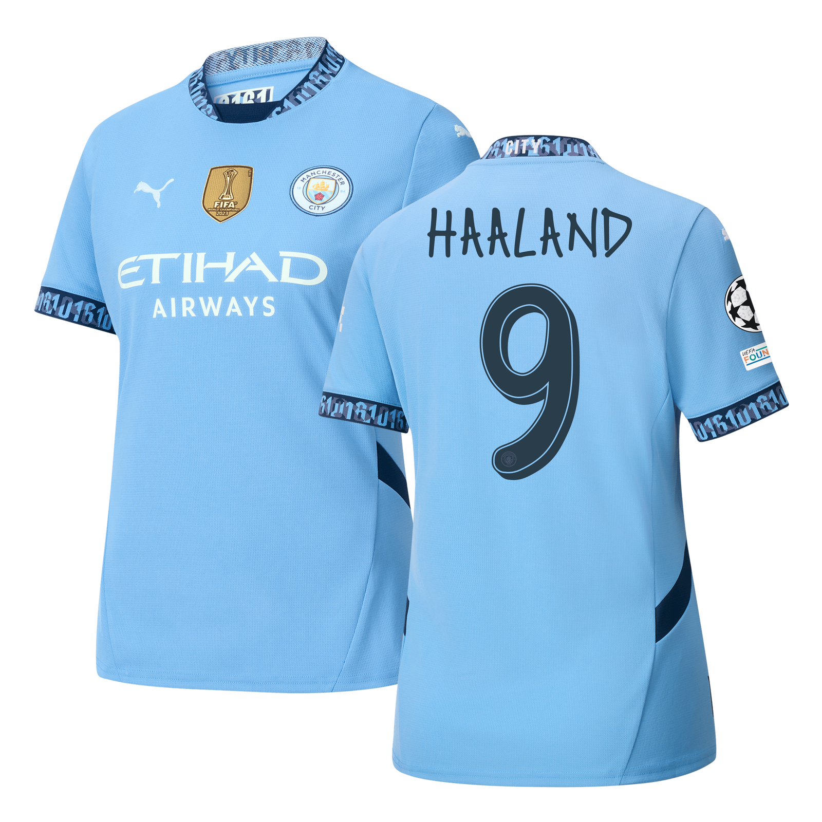 アメリカ通販ファッション Home City Manchester Women's Jersey 9 HAALAND With 2024/25 ウェア