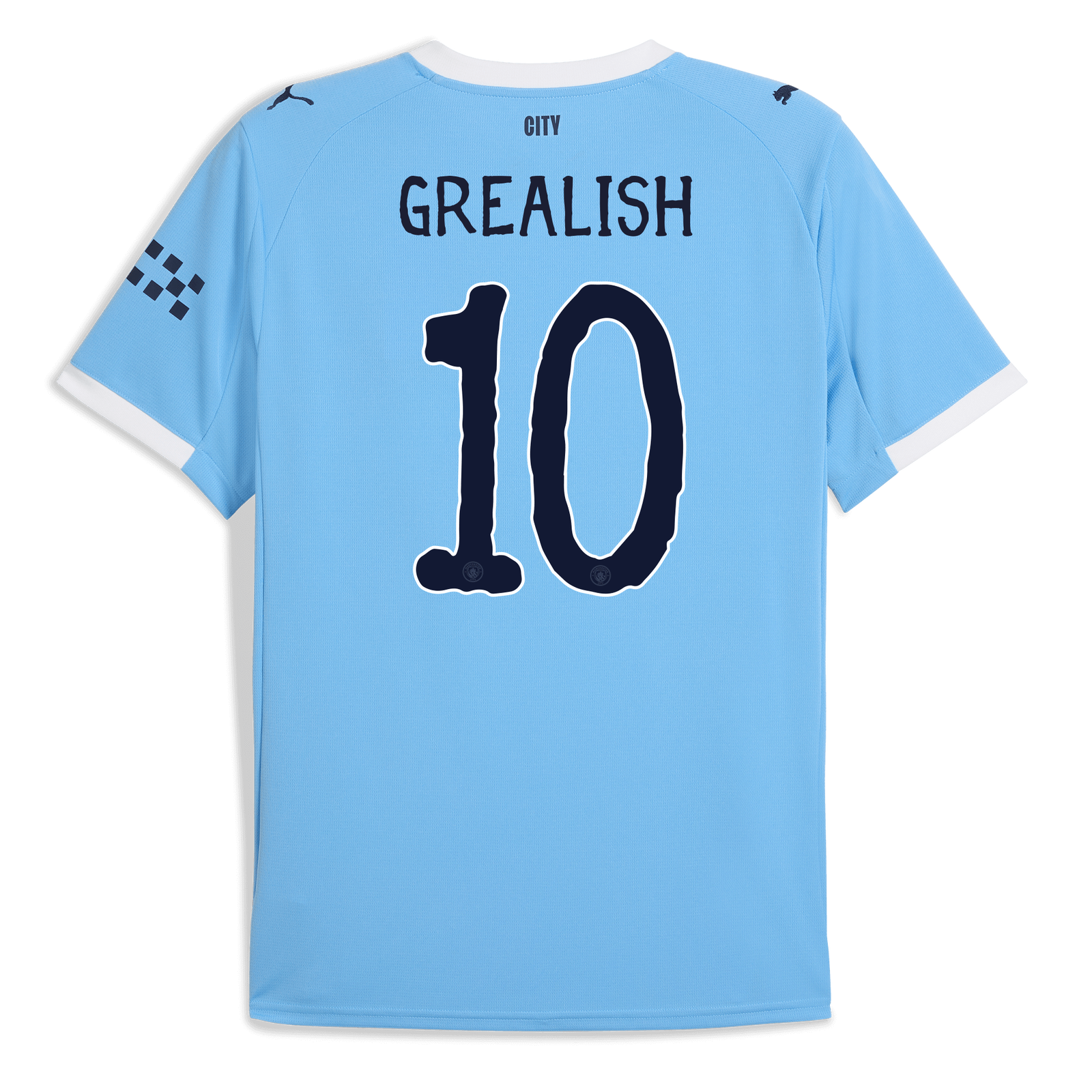 Manchester City Home Jersey 2025/26 With GREALISH 10