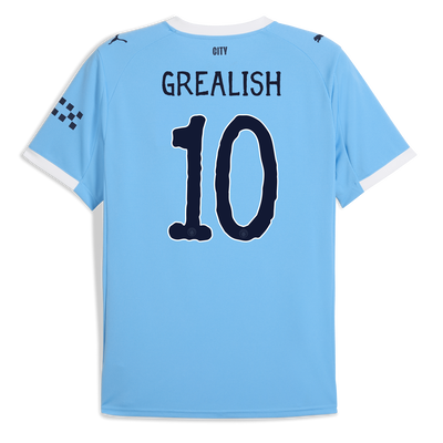 Maillot domicile Manchester City 2025/26 avec impression GREALISH 10