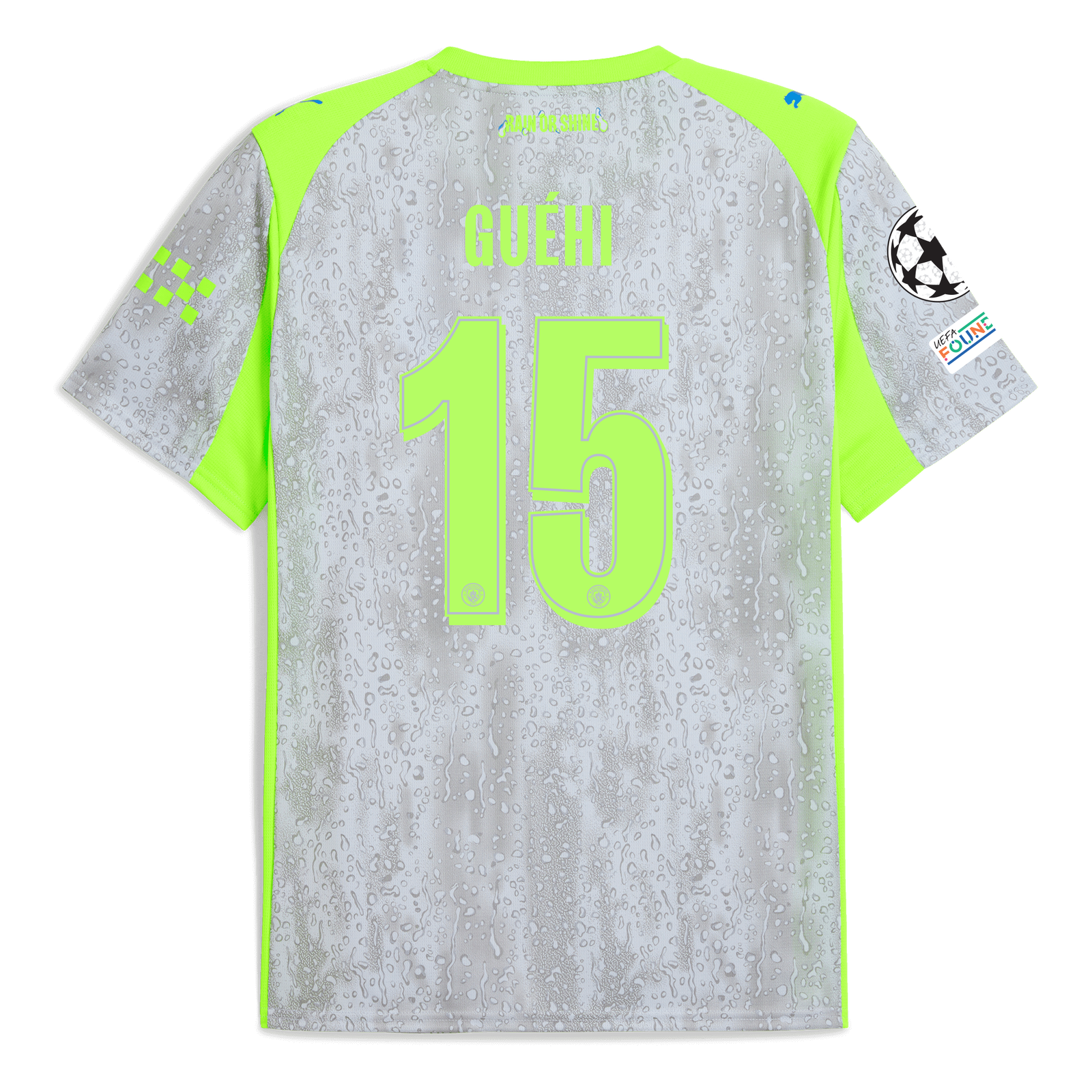 Manchester City Third Jersey 2025/26 With GUÉHI 15 Printing