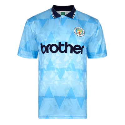 Camiseta local retro del Manchester City 1989