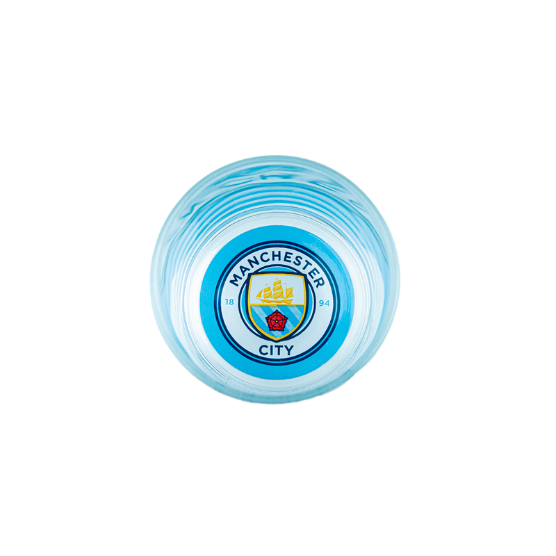 MCFC FW 4PK CREST ON BASE TUMBLER - light blue