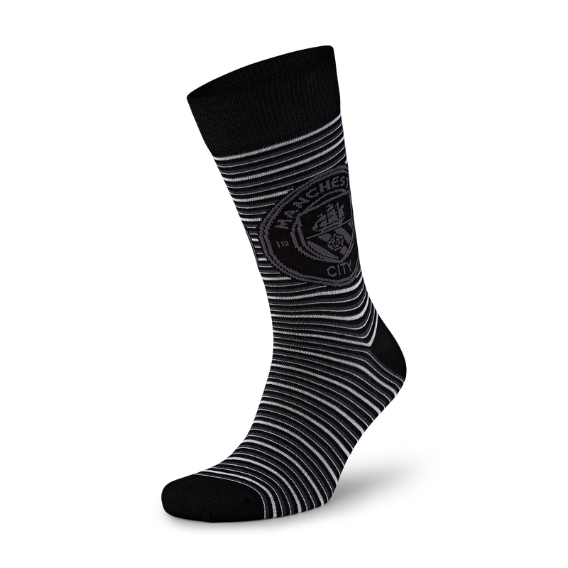 MCFC FW 3PK BLACK MIX SOCKS - black