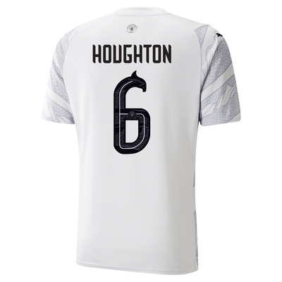 Kids' Manchester City Year of the Dragon Jersey 2023/24 with HOUGHTON 6 printing