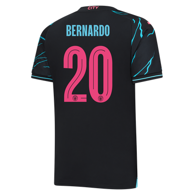 Manchester City Third Jersey 2023/24 with BERNARDO 20 printing