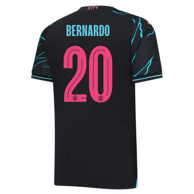 Camiseta 3ª Equipación Manchester City 2023/24 con estampado de BERNARDO 20