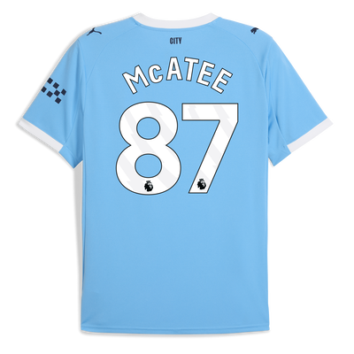 Manchester City Heimtrikot 2025/26 mit McATEE 87 Aufdruck