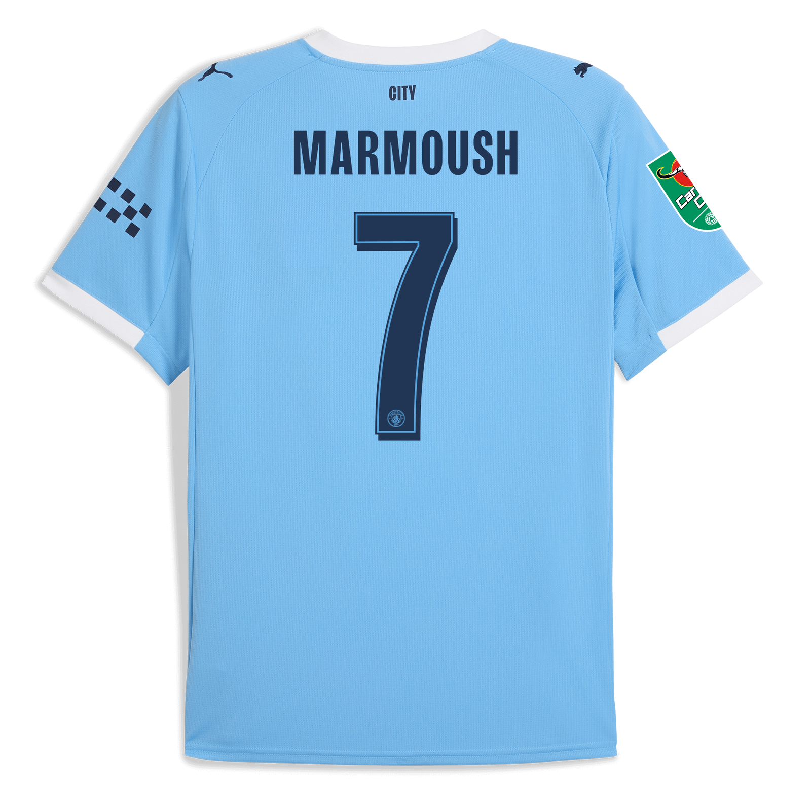 マンチェスター・シティ 2025/26 ズ ホームユニフォーム（ MARMOUSH 7