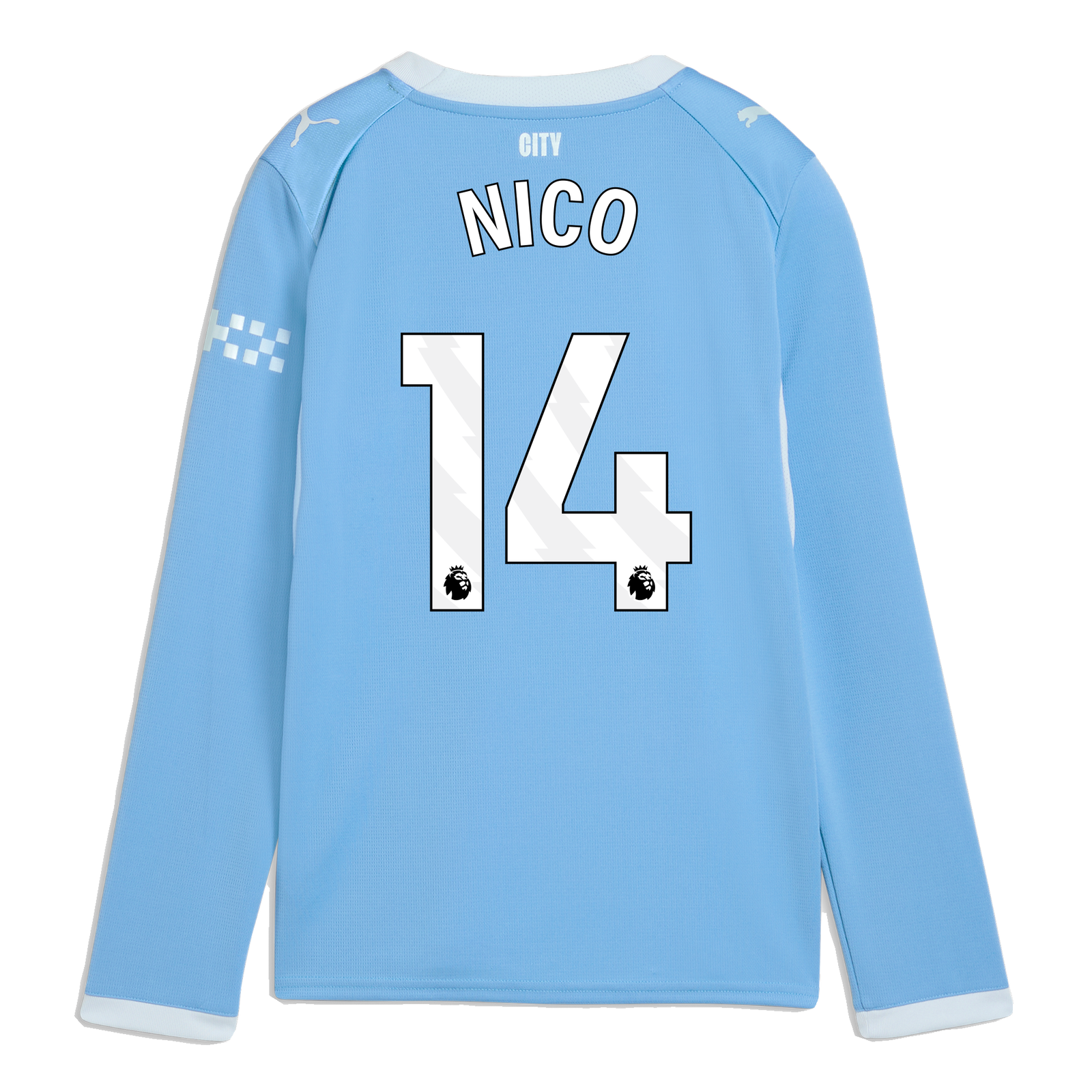 キッズ マンチェスター・シティ ホームユニフォーム 2026/27 長袖 NICO