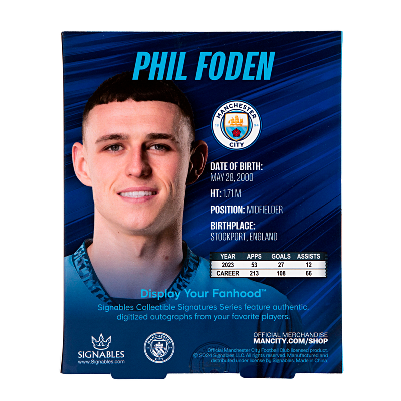 MCFC 24/25 FODEN SIGNABLE - blue