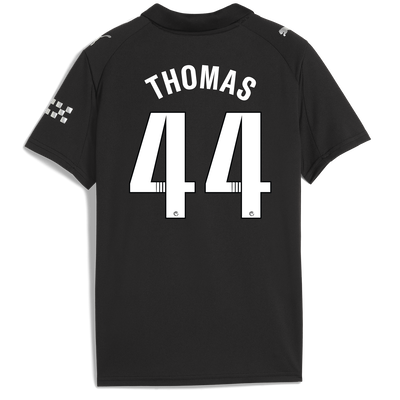 Kids' Manchester City Away Jersey 2025/26 With THOMAS 44 Printing