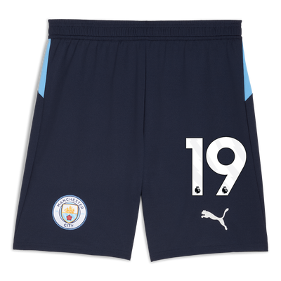 Pantaloncini da calcio Manchester City 2025/26 con numero #19