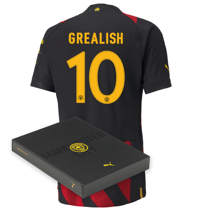 MENS AUTHENTIC AWAY SHIRT SS-GREALISH-10-EPL-PLC - 
