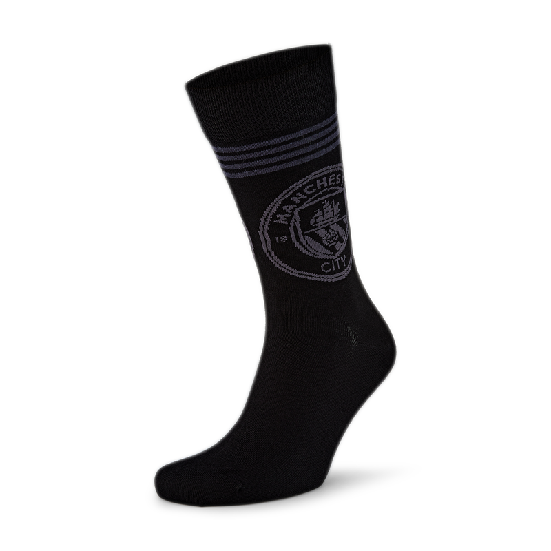 MCFC FW 3PK BLACK MIX SOCKS - black