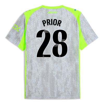 Maillot Third Manchester City 2025/26 à avec impression de PRIOR 28 Printing