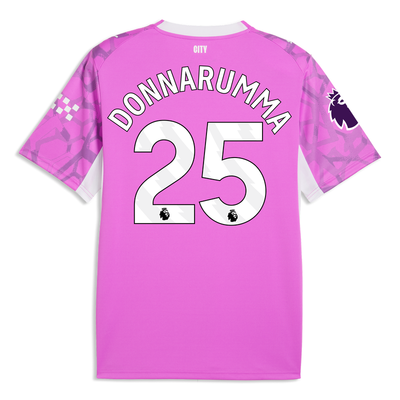 Manchester City keepersshirt 2026/27 met DONNARUMMA 25-bedrukking electric orchid-puma white -Bekijk alle Man City t-shirts online