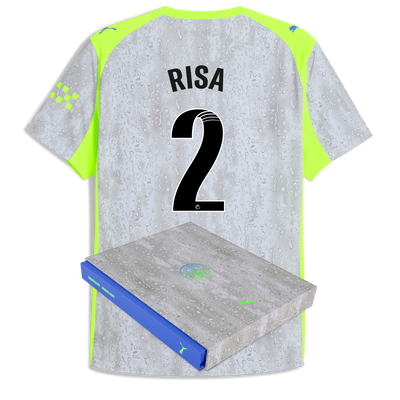 Manchester City Third Authentic Jersey 2025/26 With RISA 2 Printing in Gift Box