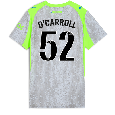 Womens' Manchester City Third Jersey 2025/26 With O'CARROLL 52 Printing