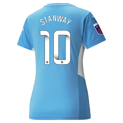 Womens Manchester City Home Shirt 21/22 with Georgia Stanway printing