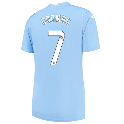 Women's Manchester City Home Jersey 2023/24 with COOMBS 7 printing