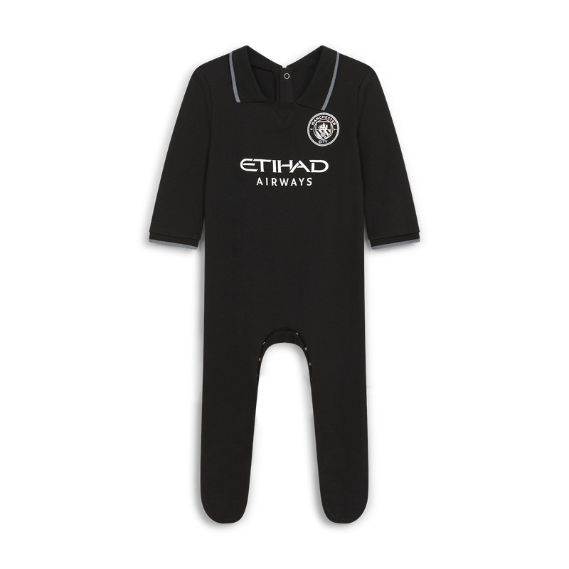 MCFC 25/26 AWAY BABY SLEEPSUIT - black