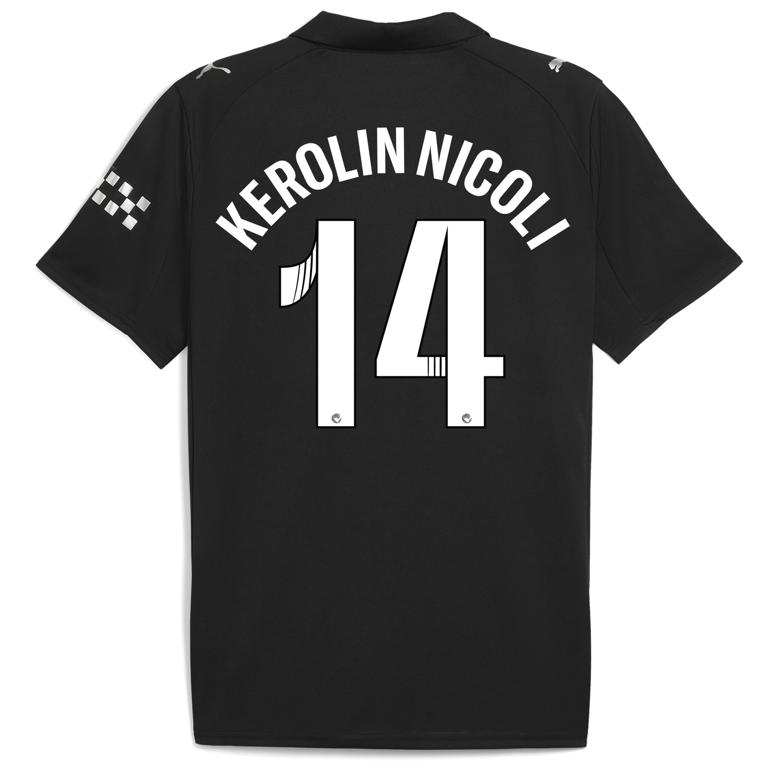 Manchester City Away Jersey 2025/26 With KEROLIN NICOLI 14