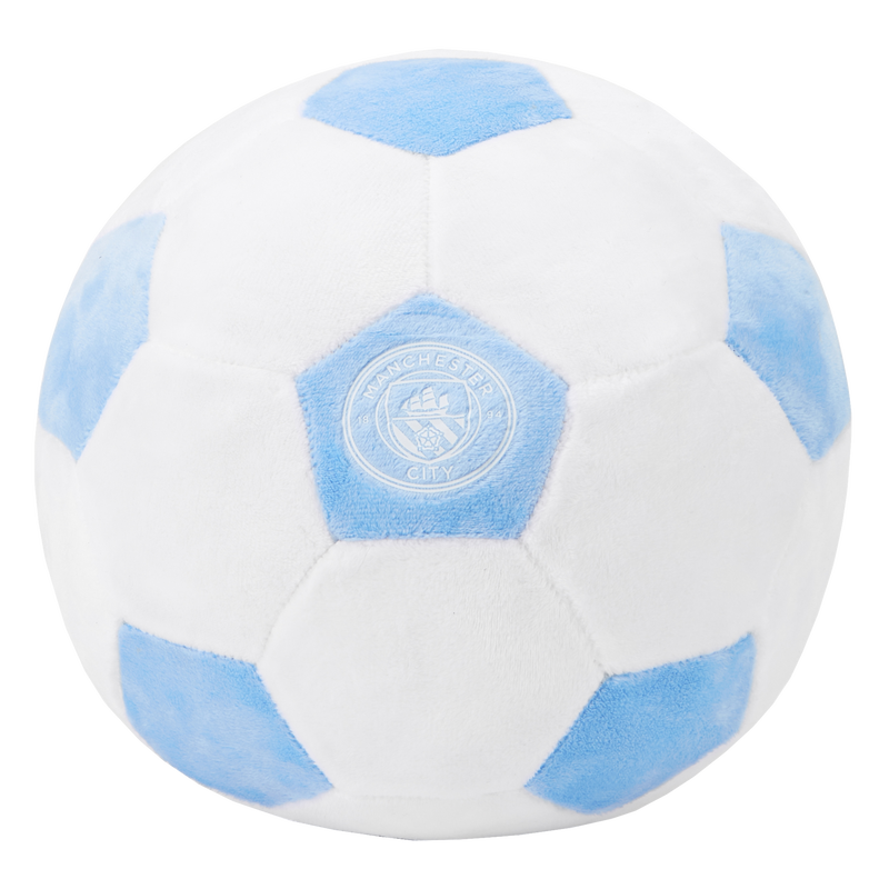 MCFC FW FOOTBALL PLUSH - white