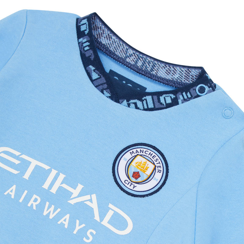 MCFC FW 24/25 HOME BABY SLEEPSUI - team light blue