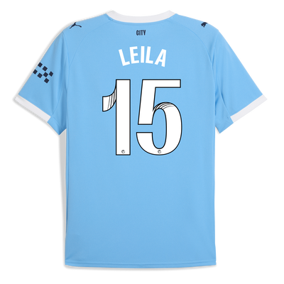 Manchester City Home Jersey 2025/26 With LEILA 15 Printing