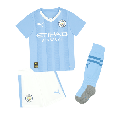 Kids' Manchester City Home Mini Kit 2023/24