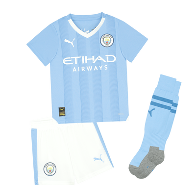 Kids' Manchester City Home Mini Kit 2023/24
