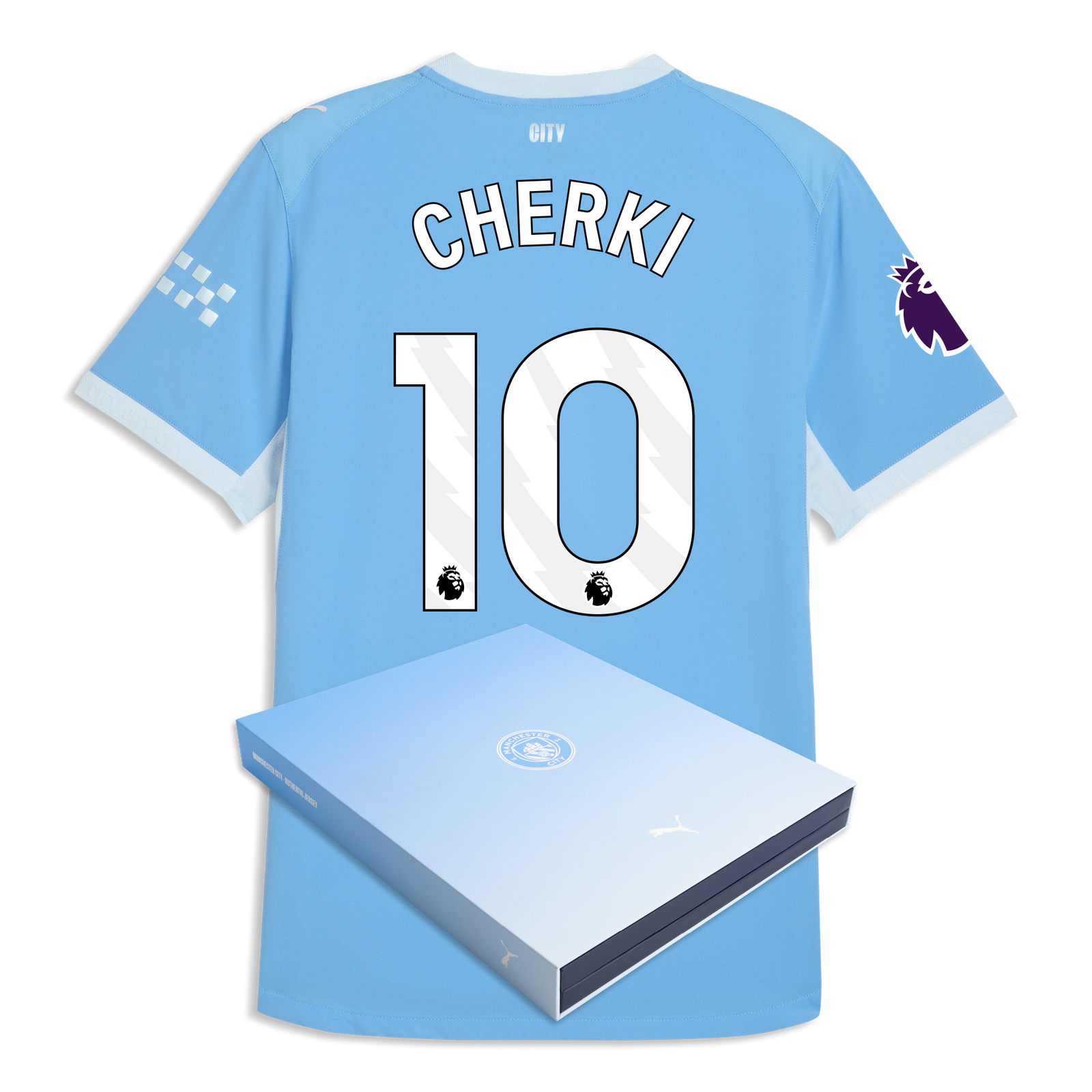 Manchester City Home Authentic Jersey 2026/27 With CHERKI 10
