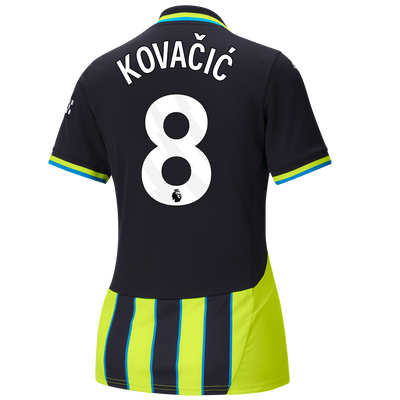 Women's Manchester City Away Jersey 2024/25 With KOVAČIĆ 8 Printing