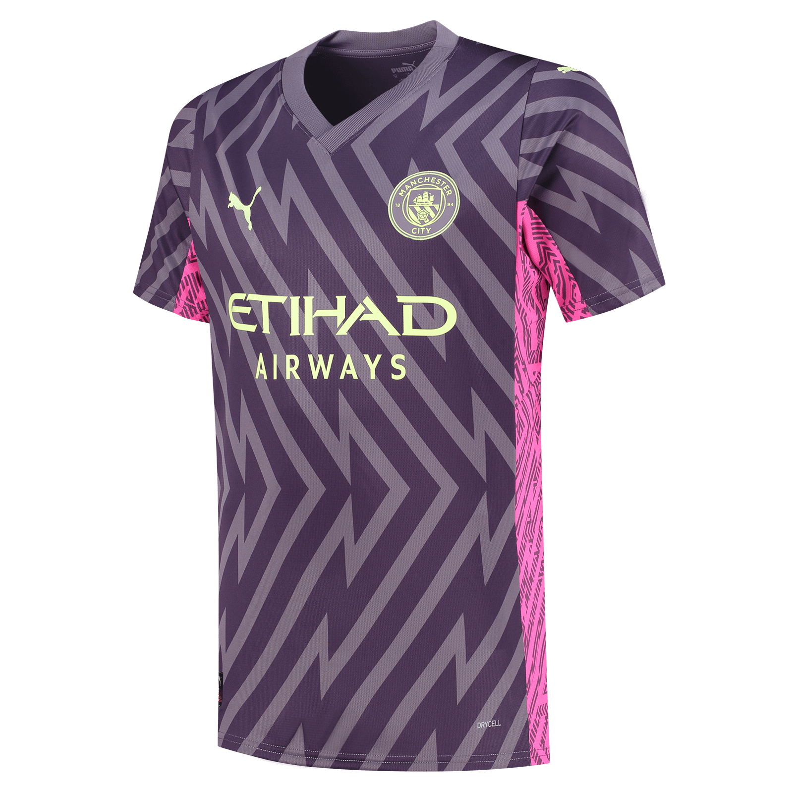 Manchester City Blank Pink Goalkeeper Long Sleeves Soccer Club Jersey