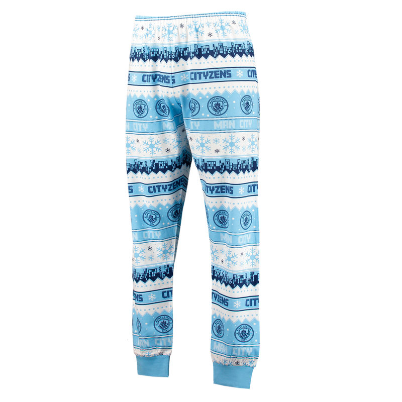 MCFC FW MENS CHRISTMAS PYJAMAS - blue