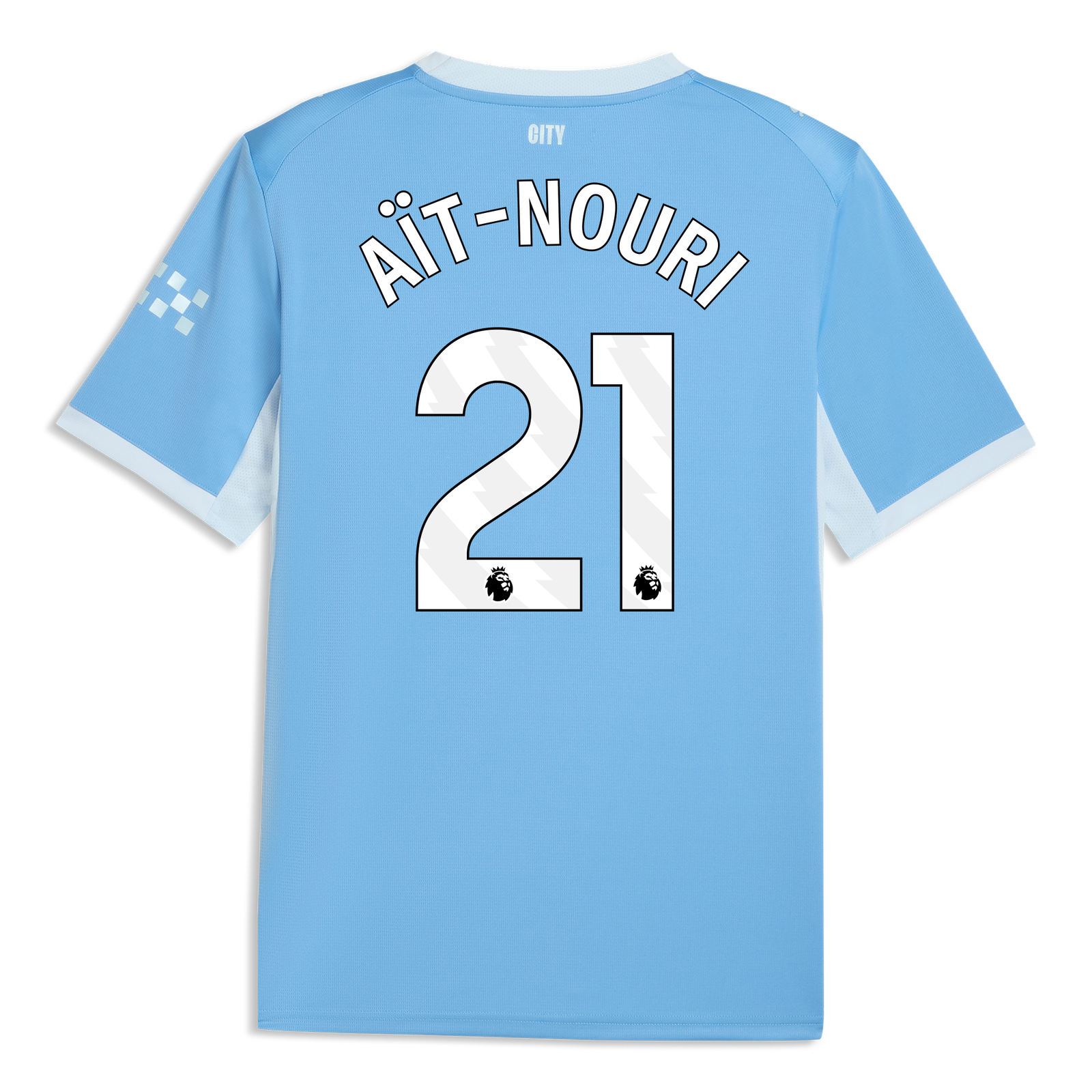 Manchester City レプリカ　AIT-NOURI 21 サイズM Manchester City Home Jersey 2026/27 With AÏT-NOURI 21 Printing