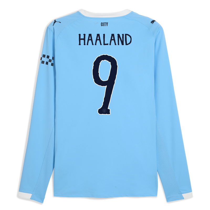 MENS AUTHENTIC Home SHIRT LS-HAALAND-9-EPL-PL - 