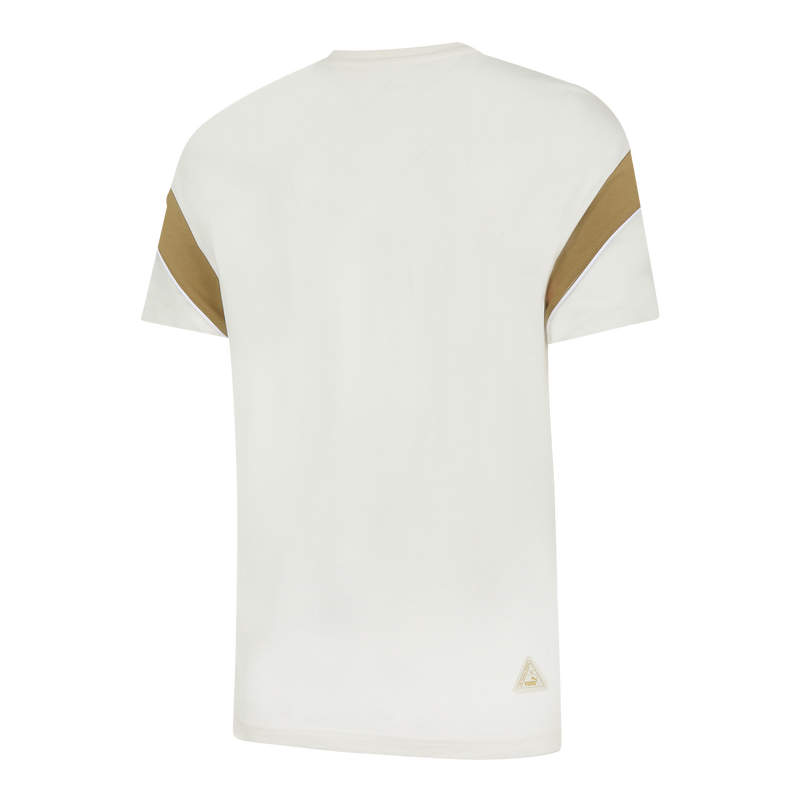 MCFC LW MENS FTBLARCHIVE TEE - off white