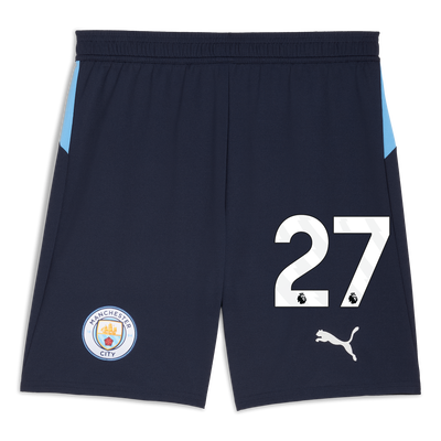 Short de football Manchester City 2025/26 avec le numéro #27