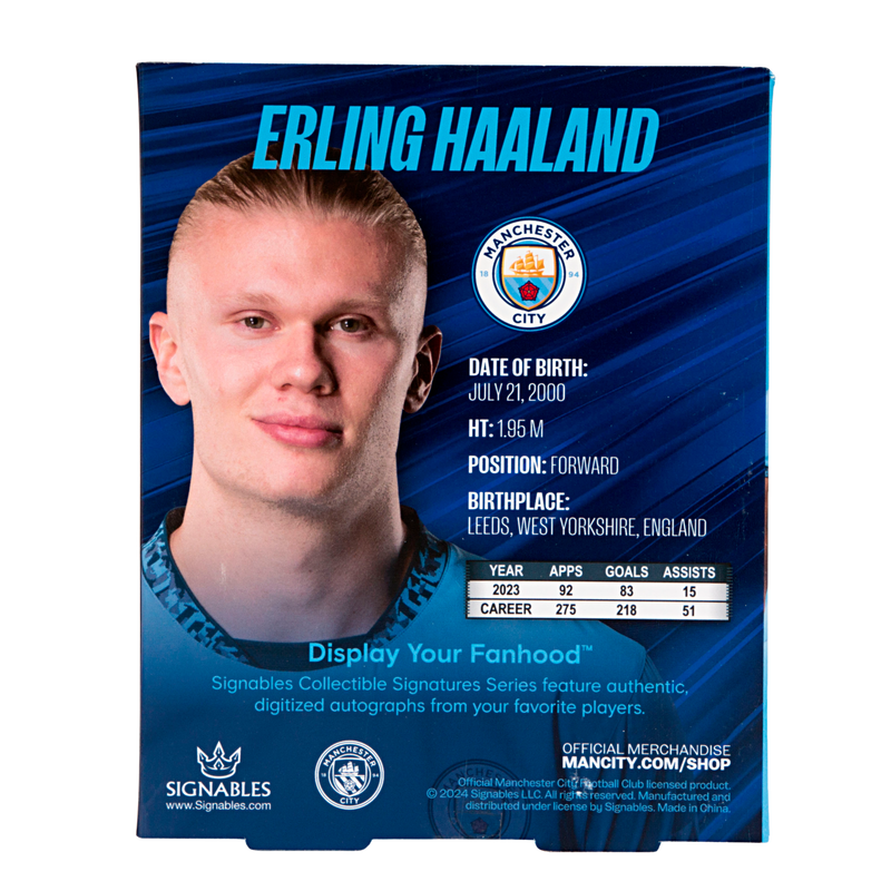 MCFC 24/25 HAALAND SIGNABLE - blue