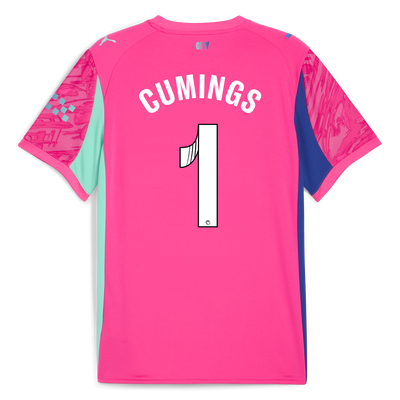 Manchester City Goalkeeper Jersey 2025/26 With CUMINGS 1 Printing