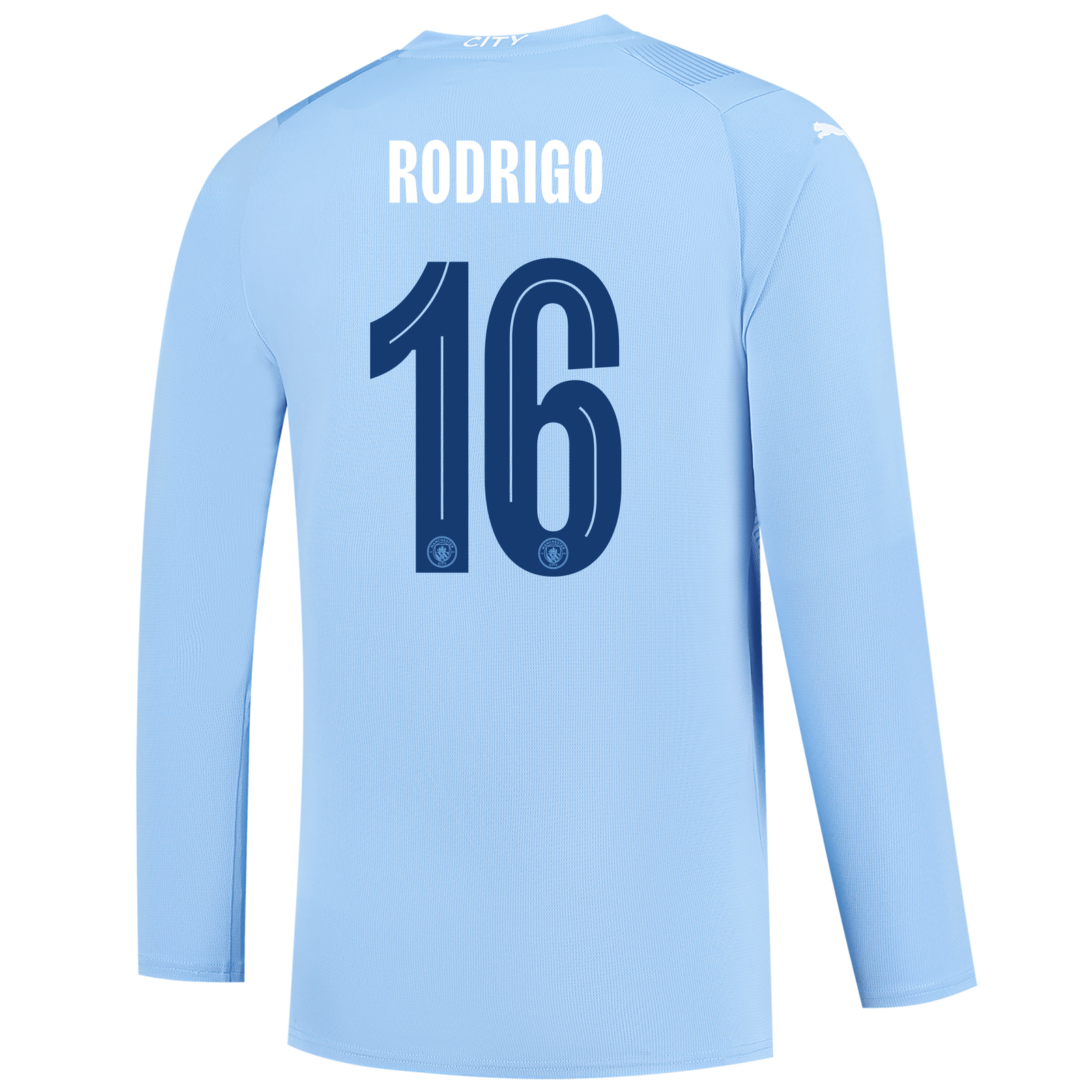 Camiseta 3ª Equipación Manchester City 2023/24 con estampado de RODRIGO 16