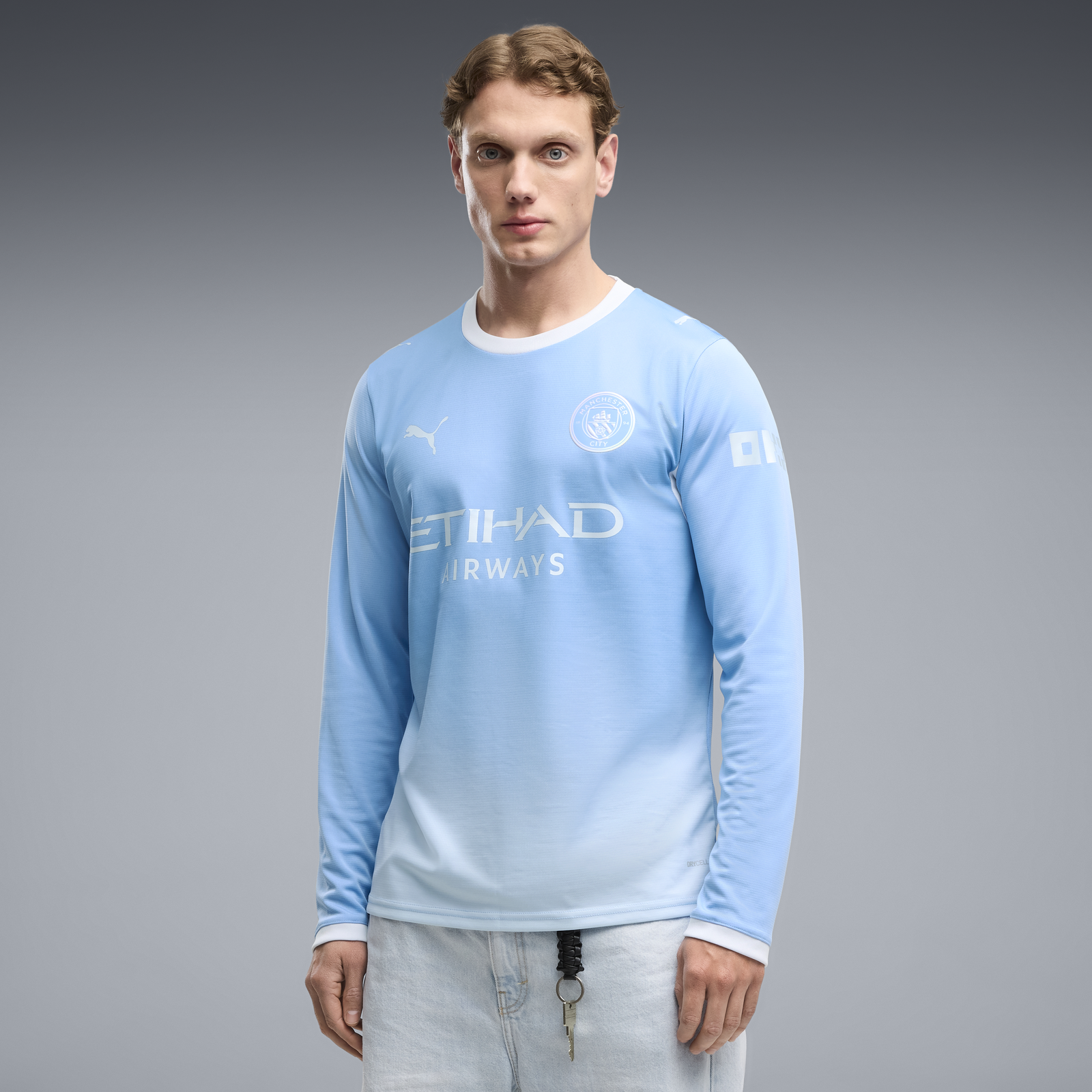 Manchester City Home Long Sleeve Jersey 2026/27 | Official Man