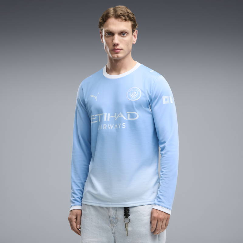 Manchester City Home Long Sleeve Jersey 2026/27 | Official Man